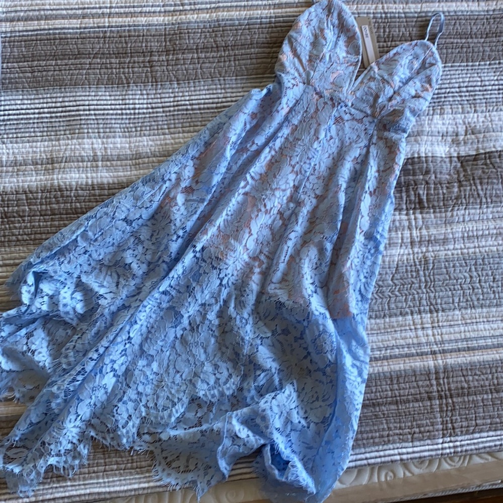 NWT Do + Be blue lace dress
